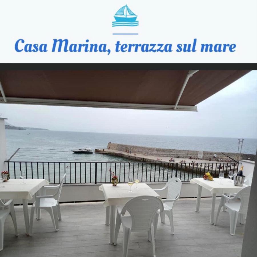 Bed and Breakfast Casa Marina, La Terrazza Sul Mare Cefalú Exterior foto